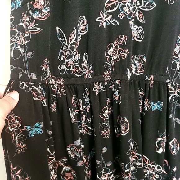 TORRID Babydoll Dress-Black sz. 00 - Picture 5 of 8